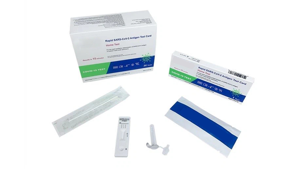  <h2><strong><span style="font-size:21px;">SARS-CoV-2 抗原快速检测卡 (已获EUA授权)</span></strong></h2> 
